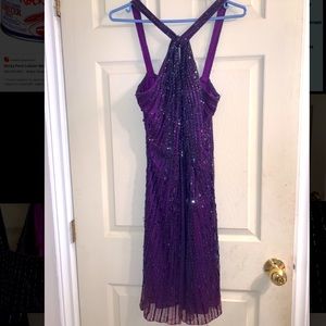 Brand new beautiful sequinned le chateau dress